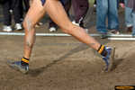 Dave, slogging through the mud (courtesy Randy Miyazaki, Trackandfieldphoto.com)