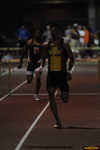 Nathaniel Garcia of the Army WCAP wins Heat 1 of the 400 Hurdles