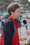 Dennis Simonaitis won the Master's Men 40 & Over race in record time