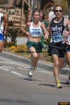 Cheryl Smith was first female finisher in the Men/Women 29 & Under race