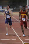 Lionel Larry (44.77 new stadium record) held off Jordan Boase (44.97) in the Men's 400 meter dash