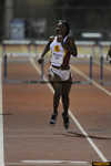 Shalina Clarke won the 400 meter hurdles in 58.05