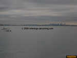 Boston skyline on the horizon