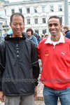 Dave with Jaouad Gharib, World Marathon Champion