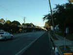 Butler Ave, the "main drag" on Tybee Island