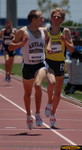 Before succumbing to high school senior Mark Matusak' s blazing last lap...