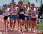 Men's 1500 meter final -- Dan Wilson was the early leader